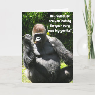 VALENTINE FROM I'LL BE YOUR BIG GORILLA card