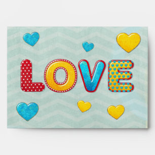 Valentine Fun 3D Mix and Match Envelope