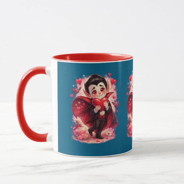 Valentine Funny Dracula Mug  (Left)
