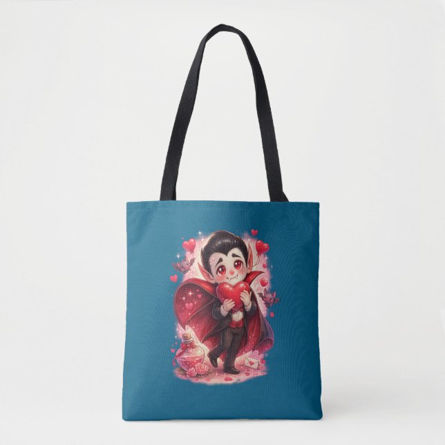 Valentine Funny Dracula tote bag - two-sided (Front)