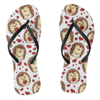 Valentine funny hedgehog thongs