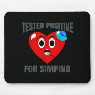 Valentine Funny Love Simp For Girlfriend Boyfriend Mouse Pad