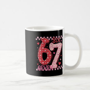 Valentine Funny Six Seven 6 7 Meme Slang Men Women Coffee Mug