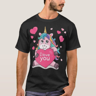 valentine funny unicorn mug  T-Shirt
