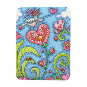 VALENTINE GARDEN WHIMSICAL MAGNET *Customise