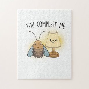 Valentine Gift Bee You Complete Me Jigsaw Puzzle