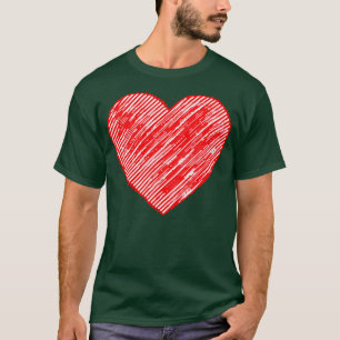 Valentine Gift Heart Love For Men And Women Couple T-Shirt