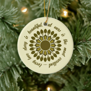 VALENTINE GIFT HUSBAND WIFE GIRLFRIEND BOYFRIEND CERAMIC ORNAMENT