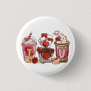 Valentine Gift   I Love You 3 Cm Round Badge
