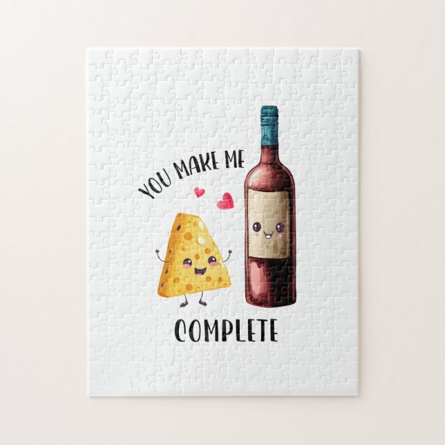 Valentine Gift You Make Me Complete Jigsaw Puzzle (Vertical)