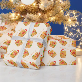Valentine Gingerbread man Wrapping Paper