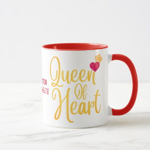 Valentine Girls Queen Of Heart Lover Girlfriend Mug