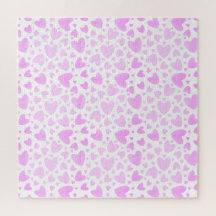 Valentine Girly Pink Faded Love Hearts Impossible