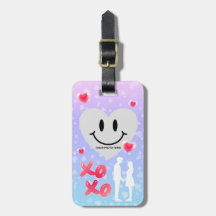 Valentine Glass Heart Balloon Bubblegum Couple