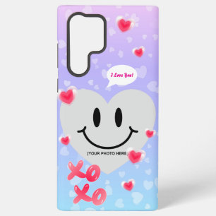 Valentine Glass Heart Balloon Bubblegum Couple Samsung Galaxy Case