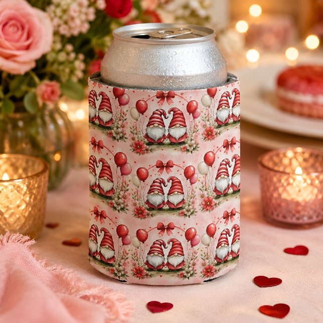 Valentine Gnome Can Cooler (Creator Uploaded)