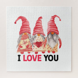 Valentine Gnome Jigsaw Puzzle