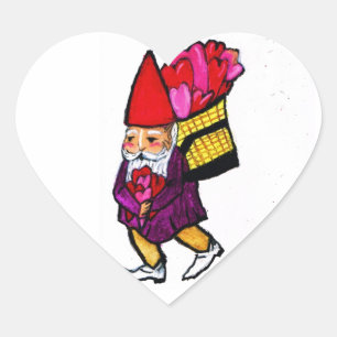 VALENTINE GNOME stickers