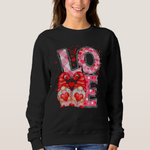 Valentine Gnomes Heart Valentine's Day Gnome Love Sweatshirt