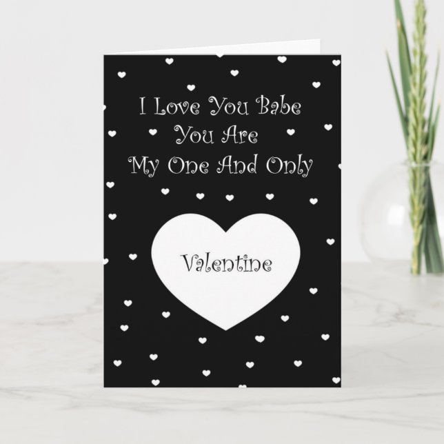 Valentine Gothic Heart Greeting Card (Front)