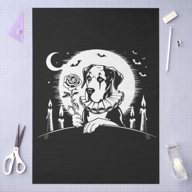 Valentine Great Danes Tissue Paper  (Craft)