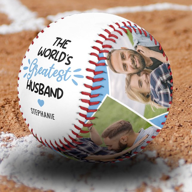 Valentine Greatest Husband Photo Baseball (Creator Uploaded)