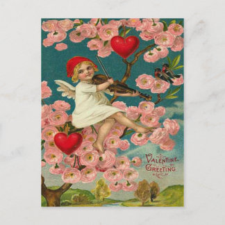 Valentine Greeting Holiday Postcard