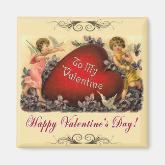 Valentine Greeting Magnet