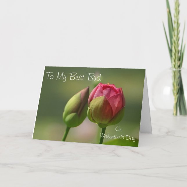 Valentine Greetings for Friends Holiday Card (Front)