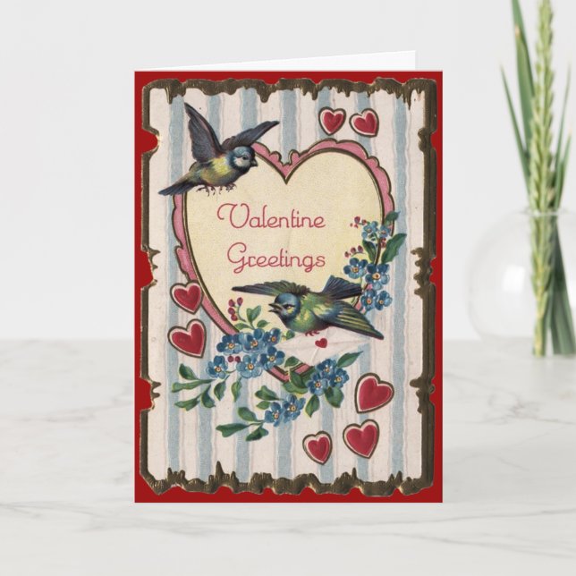 Valentine Greetings Holiday Card (Front)