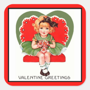 Valentine Greetings Sticker