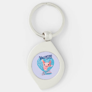 Valentine happy days Stay weird stay loved Axolotl Key Ring