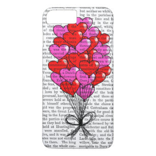 Valentine Heart Balloon Illustration iPhone 8 Plus/7 Plus Case