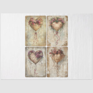 Valentine Heart Balloons Tissue Paper