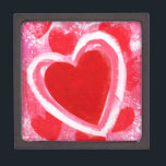 Valentine Heart by VictoriaShaylee Gift Box<br><div class="desc">Valentine Heart painting & collage by Victoria Shaylee,  age 6. Universal Copyright Victoria Shaylee,  2013.</div>