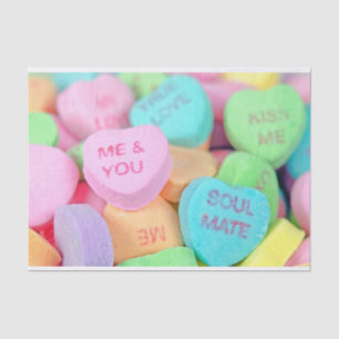 Valentine Heart Candy  Tissue Paper