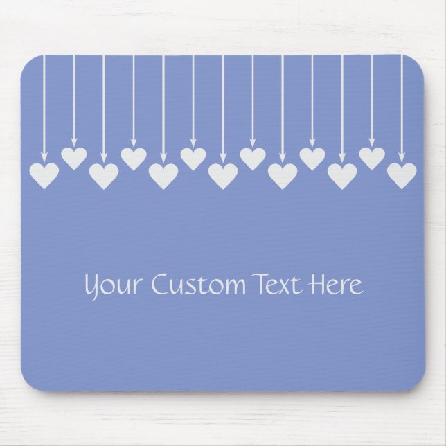 Valentine Heart custom colour mousepad (Front)