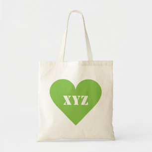 Valentine Heart custom monogram bags