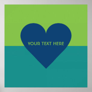 Valentine Heart custom poster