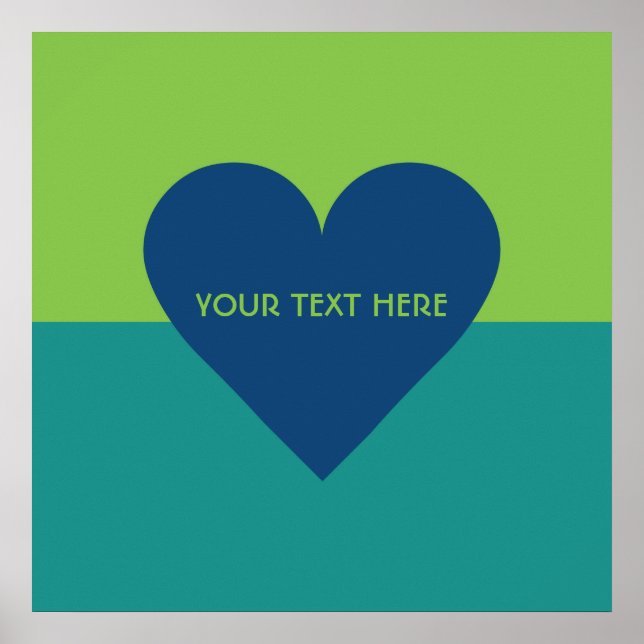Valentine Heart custom poster (Front)