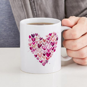 Valentine Heart Design Coffee Mug