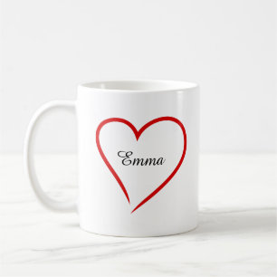 Valentine Heart Love Coffee Mug