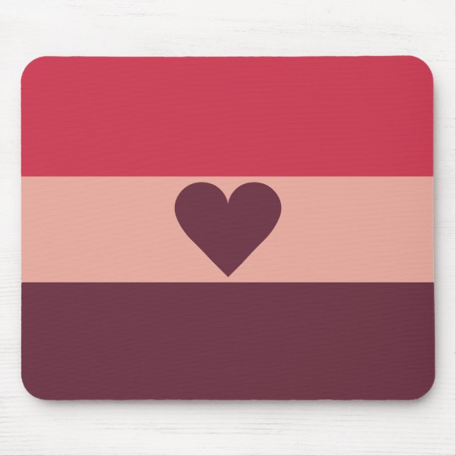 Valentine Heart mousepad (Front)