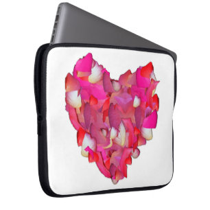 Valentine Heart of Roses Laptop Sleeve