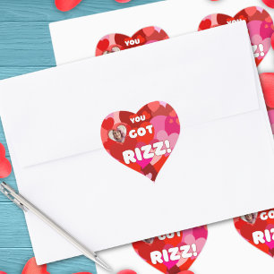 Valentine Heart Pop  Heart Sticker