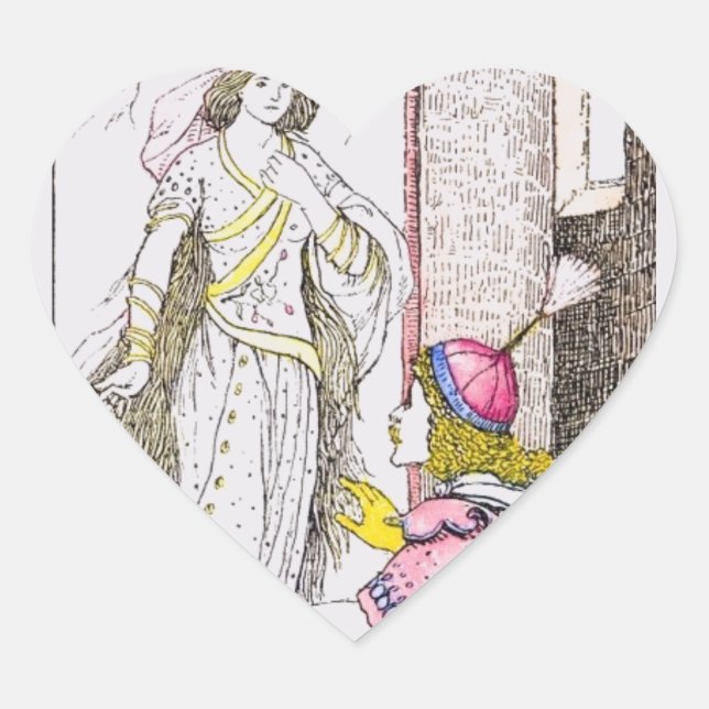 Valentine Heart Sticker (Front)