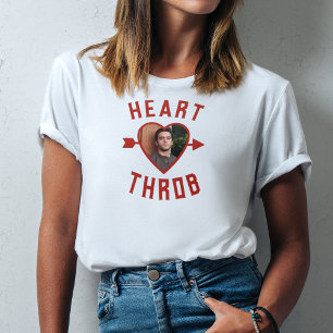 Valentine Heart Throb Boyfriend Photo T-Shirt
