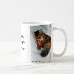 Valentine Heartbreaker Kitty Mug