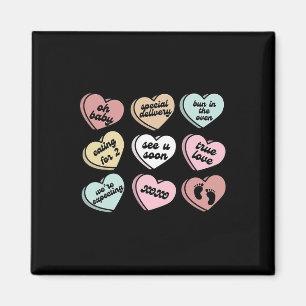 Valentine Hearts Candy Pregnancy Announcement By R Magnet