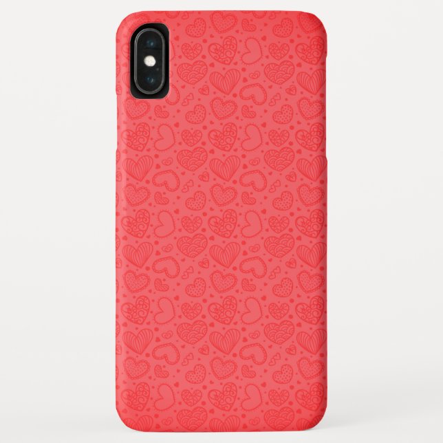 Valentine Hearts Case-Mate iPhone Case (Back)